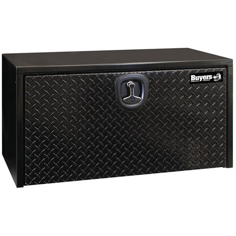 buyers products black steel underbody truck box|undermount truck tool boxes aluminum.